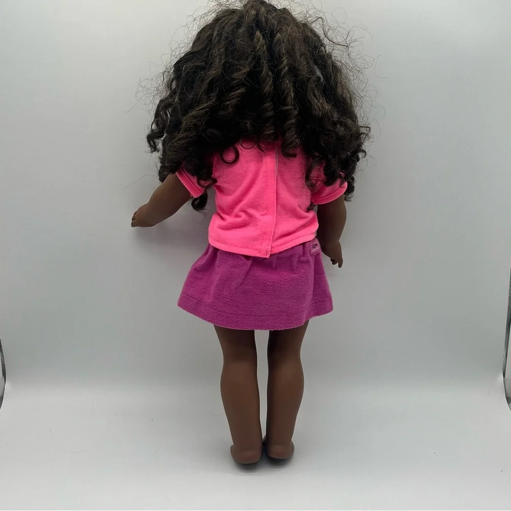 American Girl Doll Truly Me #67 Dark Skin-Brown Eyes-18" - Curly Hair Side Part - Picture 2 of 9